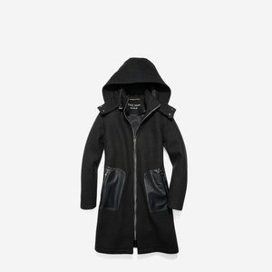 Cole Haan Grand Os Neoprene Wool Jacket Size 2